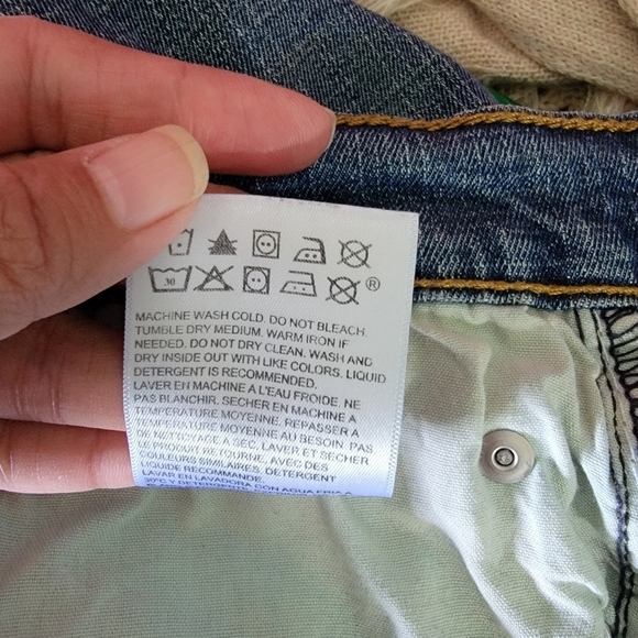 Denizen Levis Men's 285 Relaxed Medium Wash Jeans Size W 42 L 30 - Picture 10 of 11